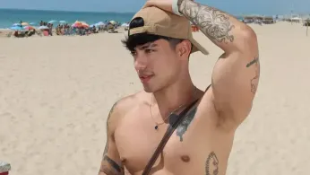 Underwear Model Brando Arjona's Full Lips And Flirty Looks